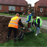 delivering wood chip materials