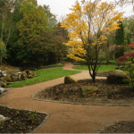 A photo of the Japanese Garden at Valley Gardens in Harrogate